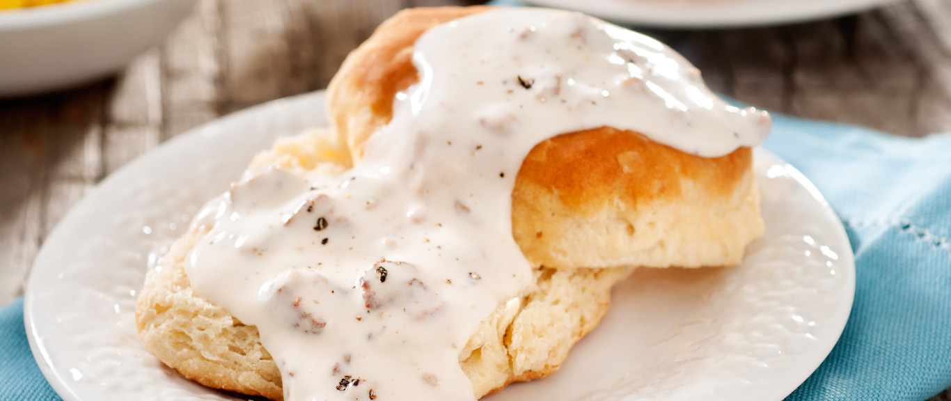 Whole Grain Biscuits & Gravy | Swaggerty's Farm