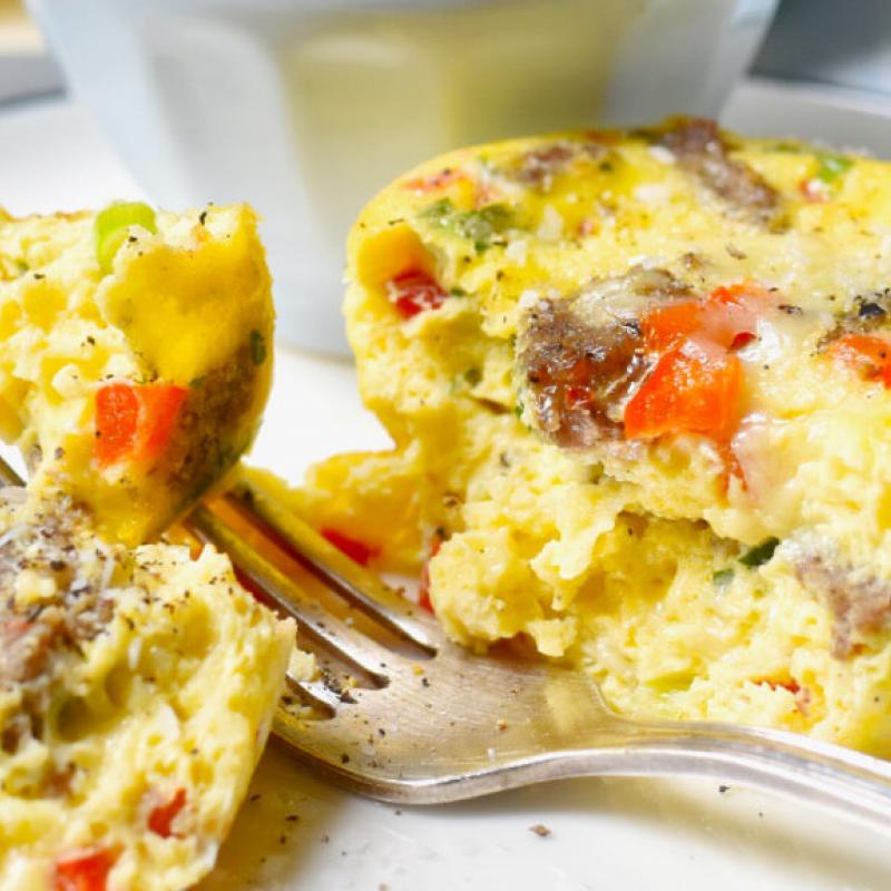 Gluten-Free Sausage & Egg Muffins Recipe by Swaggerty's Farm®