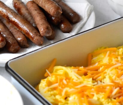 Swaggerty's Farm Breakfast Sausage Waffle Casserole